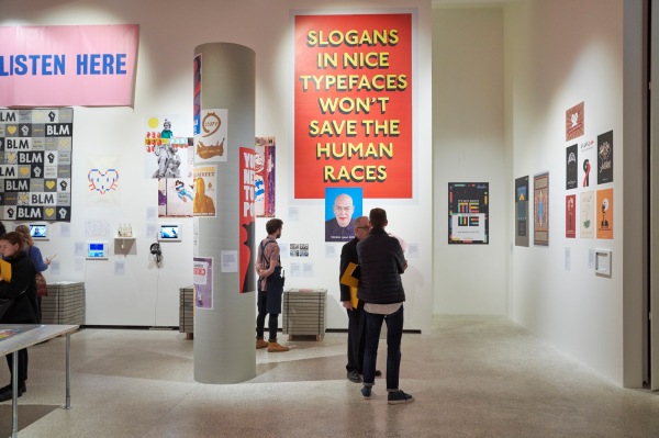 Slogans in nice typefaces won't save the human races. Photo by Benjamin Westoby
